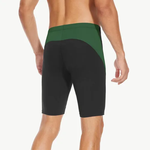 Vista 62 de Traje de baño deportivo competitivo para hombre, traje de entrenamiento de resistencia de carreras, pantalones cortos de natación de secado rápido