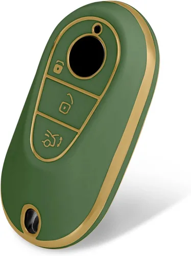 Vista 25 de Funda protectora inteligente de termoplástico con 4 botones para llave de Hyundai; funda compatible con los modelos Elantra, Ioniq, Sonata, Tucson