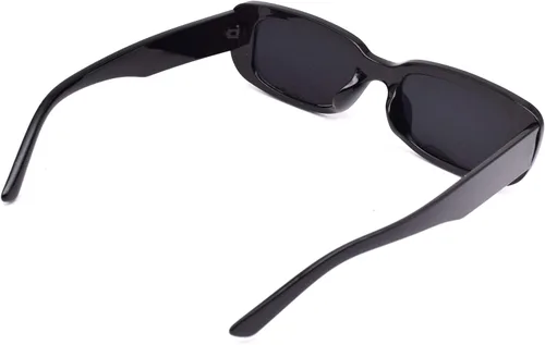 Vista 3 de JUSLINK Gafas de sol rectangulares para mujer gafas de sol de moda retro de los años 90 protección UV 400 marco cuadrado