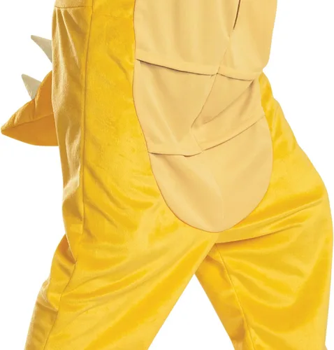 Vista 5 de Disguise Disfraz de Bowser con capucha, disfraz oficial de personaje de Super Mario para niños, talla (4-6)
