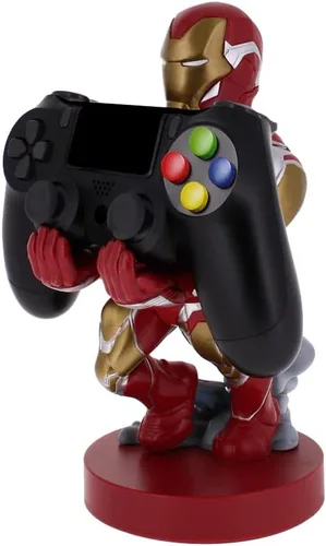 Vista 6 de Exquisite Gaming Cable Guy - Marvel Avengers End Game Iron Man - Controlador de carga y soporte para dispositivos - Juguete - Xbox 360