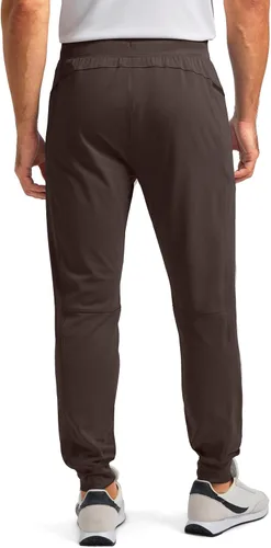 Vista 3 de G Gradual Men's Joggers with Zipper Pockets Stretch Tapered Sweatpants Athletic Pants for Men Workout Running Gym