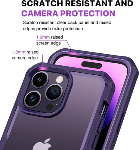 Vista 343 de CENHUFO Funda de privacidad para iPhone 11 Pro, funda de cuerpo completo con protector de pantalla de privacidad de vidrio templado 9H integrado