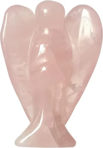 Vista 5 de Estatua de ángel guardián de oración de cristal curativo africano natural, 2 pulgadas, tallado en bolsillo, figuras de piedra de palma