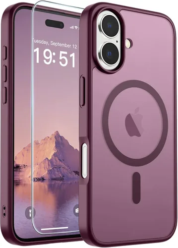 Vista 63 de SUPFINE Funda magnética para iPhone SE 2022 (3ª)/2020 (2ª), iPhone 8 (compatible con MagSafe) (protección contra caídas de grado militar), funda
