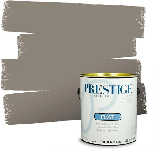 Vista 139 de PRESTIGE Paints - Pintura interior e imprimación en uno, 1 galón, cáscara de huevo, pimienta envejecida
