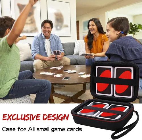Vista 6 de L LTGEM Funda de juego de cartas compatible con Pokemon/UNO/Piles/Phase 10/Exploding Kittens/Five Crowns/Flip 7/SKYJO/Slingz/Survivor/Go Fish/Dutch