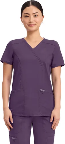 Vista 23 de Cherokee WW Revolution - Camisa de enfermería con 2 bolsillos para mujer ciel