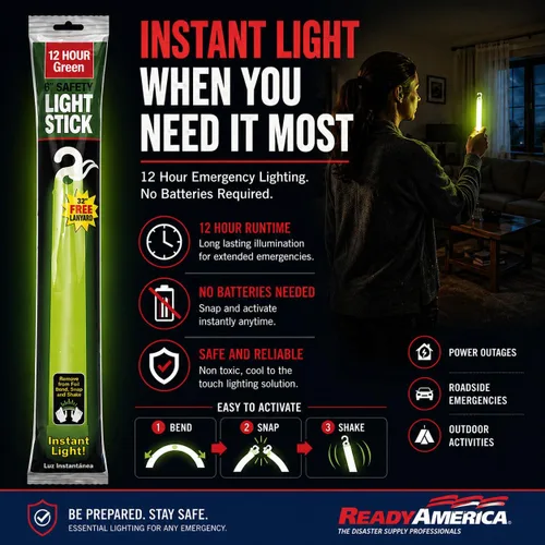 Vista 7 de Ready America, kit de emergencia, 2 personas