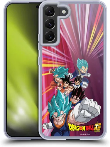 Vista 201 de Head Case Designs Funda de gel con licencia oficial de Dragon Ball Super Group Future Trunks Arc Characters [protección de grado militar] compatible