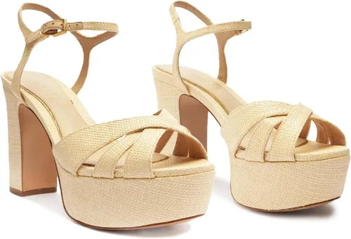 Vista 15 de SCHUTZ KEEFA para mujer Platina Metallic Napa