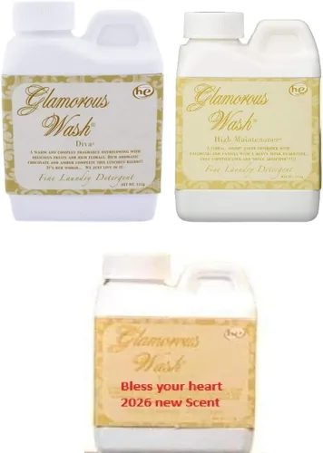 Vista 5 de Detergente para ropa líquido Tyler Glamorous Wash 4oz Set de regalo (Diva, French Market, & High Maintenance)