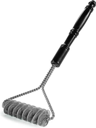 Vista 9 de Brushtech Cepillo de plancha XL – Herramienta de limpieza resistente sin cerdas con resortes de alambre de acero inoxidable trenzados dobles, lazo