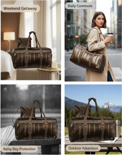 Vista 29 de Joan & David - Bolsas de viaje acolchadas de 22 pulgadas para mujer, bolsa de viaje ligera para mujer, bolsa de hospital de alta densidad, bolsas
