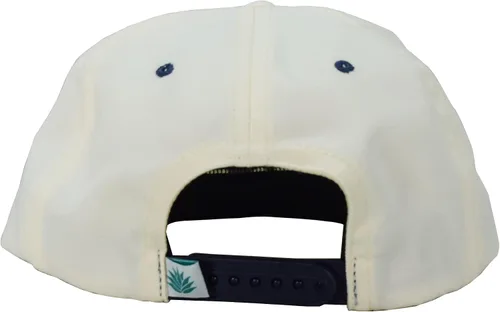 Vista 4 de Sendero Provisions Co. Pantalla Impreso Jackalope El Snapback Sombrero Blanco, Talla única, Blanco