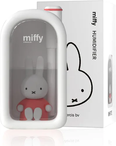 Vista 10 de Mipow X Miffy Humidificador de Neblina Fría - Humidificador Ultrasónico Silencioso, Mini Humidificador Bonito con Luz Nocturna, Humidificador