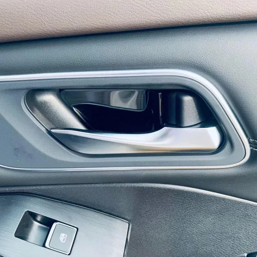 Vista 7 de Beautost Ajuste para Nissan Rogue 2021 2022 2023 2024 2025 2026 manija interior de puerta cubierta de panel de tazón (negro)