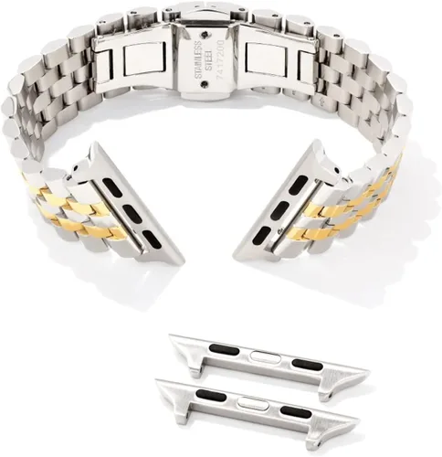 Vista 3 de Kendra Scott Alex 5 Link Bandas de reloj, Compatibles con Apple Watch® Series 1-8 y Samsung Galaxy Watch® de 20mm
