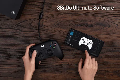 Vista 5 de 8Bitdo Ultimate Wired Controller for Xbox Series XS, Xbox One and Windows, PC Gaming Gamepad with Back Buttons, Trigger Vibration, 3.5mm Audio Jack