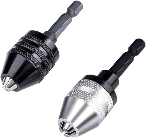 Vista 11 de Rongon Herramienta de conversión de portabrocas sin llave para sostener brocas de 0.012-0.134 in, fresas para destornillador eléctrico, adaptador