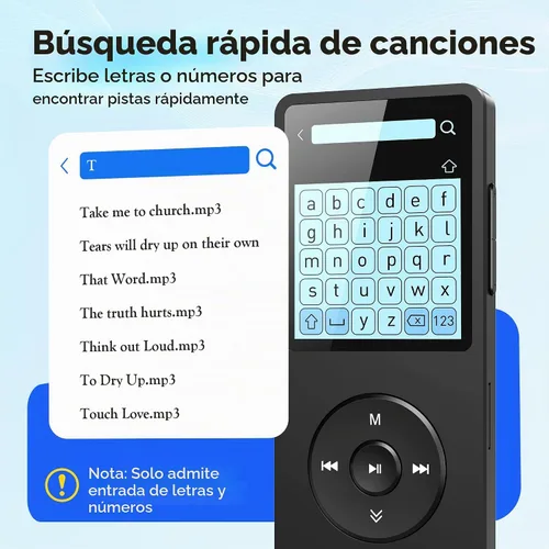 Vista 5 de Reproductor de música MP3 AGPtek – A02