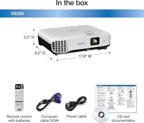 Vista 3 de Proyector Epson VS240 SVGA 3LCD