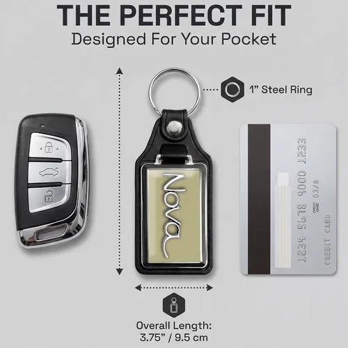 Vista 4 de Brotherhood Car Key Chain for Cutlass - Classic Models Keychain for Men and Women Gift Key Ring