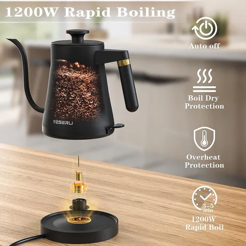 Vista 3 de Hervidor eléctrico de cuello de cisne (0.9L)