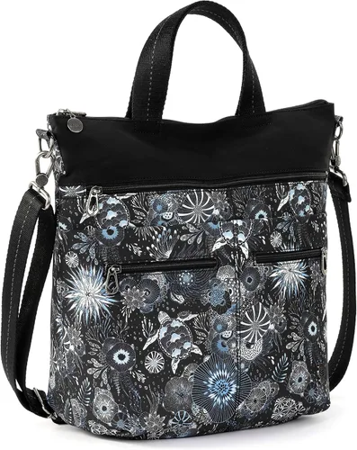 Vista 3 de Sakroots Berkeley - Bolso convertible en sarga ecológica Repreve