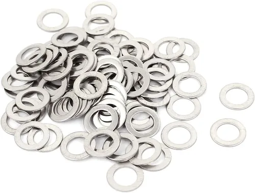 Vista 11 de uxcell Arandela plana sellada de acero inoxidable M1.0.236 x 0.012 in para tornillo de perno 100Pcs