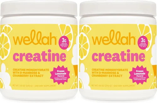 Vista 28 de Wellah Creatina para mujer (Blue Hawaii) 50 porciones, 0.11 onzas por porción Con diente de león y extracto de arándano