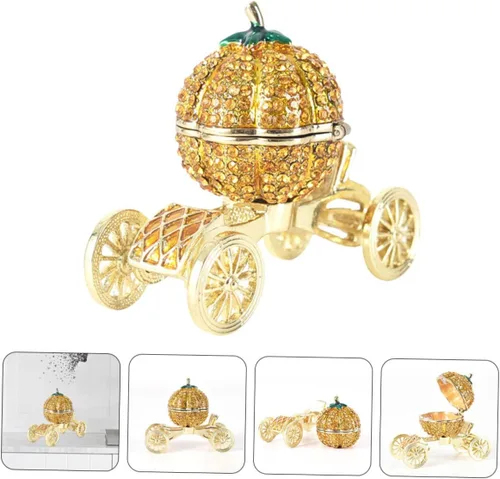 Vista 2 de USHOBE Box In Remembrance Delicado Collar Stud Earring Organizador Propuesta Anillo Caja Joyería Collar Organizador Joyero Caja de Boda Caja