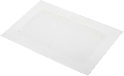 Vista 4 de JAM PAPER Sobres comerciales para ventana de 6 x 9 pulgadas, color blanco, paquete de 100 unidades Pack of 100