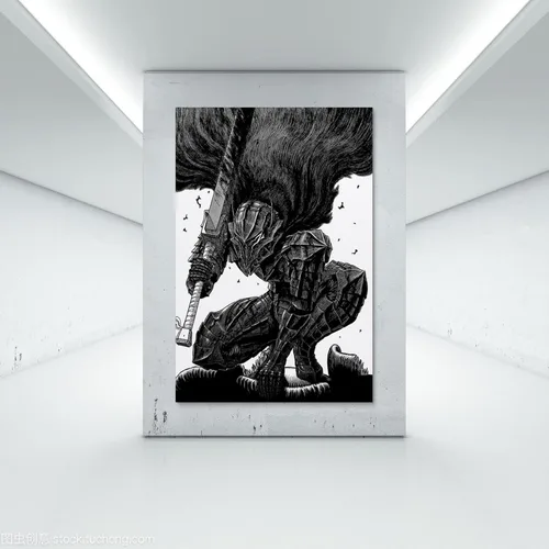 Vista 7 de Berserk - Póster de anime para pared, diseño moderno de dormitorio familiar, para decoración de habitación, 16 x 24 pulgadas (15.7 x 23.6 in)
