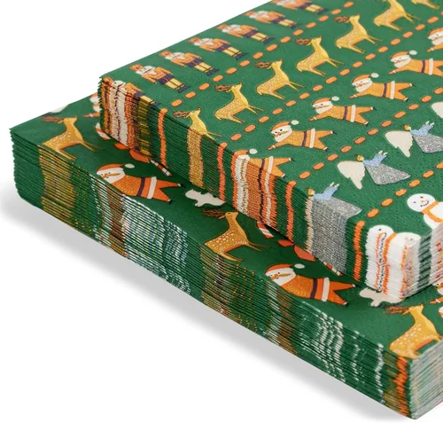 Vista 5 de Juego de platos y servilletas de papel decorativo de alta calidad