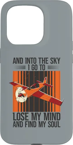 Vista 14 de Funda de aviación para iPhone 12/12 Pro y Into The Sky Flying Airplane Pilot Flight Plane