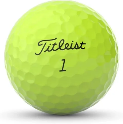 Vista 2 de Titleist Pelotas de golf Pro V1 (amarillo, paquete de 3) 1 funda 2023