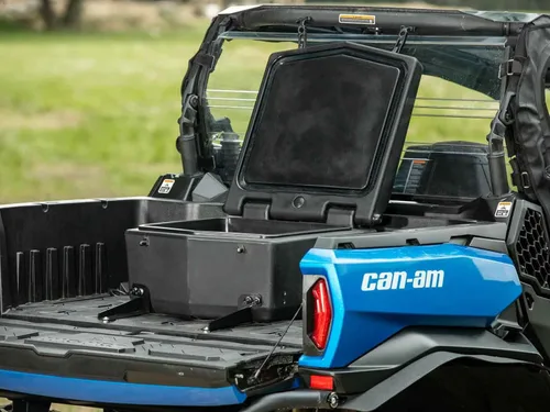 Vista 2 de SuperATV Enfriador con aislamiento trasero resistente al agua para Can-Am Commander 1000 2021 Tapa sellada mantiene el hielo dentro y fuera