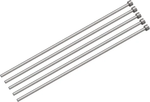 Vista 11 de uxcell Pasadores eyectores rectos, 0.118 in (1/8 ") de diámetro. Punzón de punta redonda de acero 65Mn 200 mm (8") de largo para mantenimiento