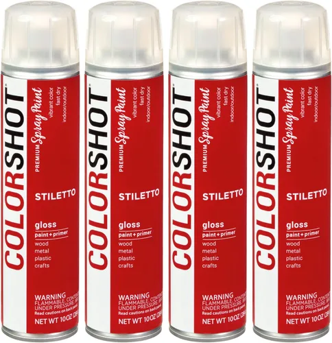 Vista 18 de COLORSHOT Pintura en aerosol brillante, aromaterapia (lavanda) 10 onzas, paquete de 4, pintura acrílica de secado rápido, uso en interiores