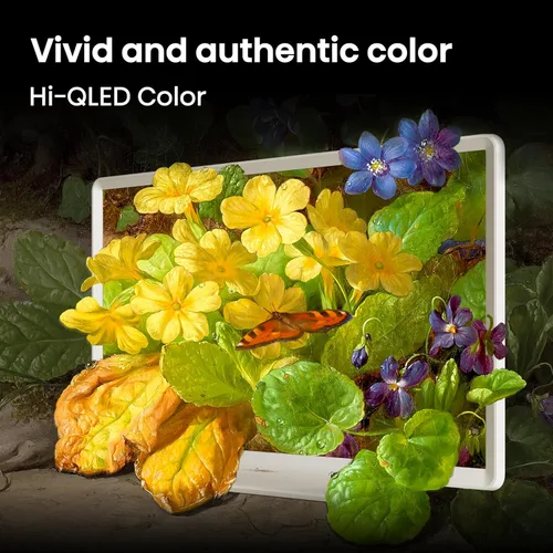 Vista 6 de Hisense Serie S5 DécoTV QLED FHD Smart Fire TV de 32 pulgadas (32S5QF, modelo 2025) - Ajuste versátil, color Hi-QLED, diseño inspirado en el arte