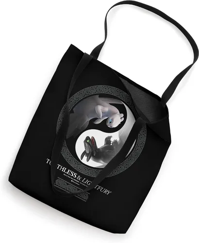 Vista 2 de How to Train Your Dragon 3 Toothless & Lightfury Yin Yang - Bolsa de mano