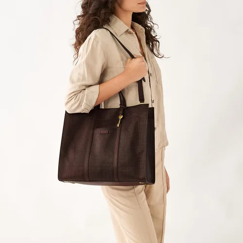 Vista 6 de Fossil Bolso de mano de cuero Carmen para mujer