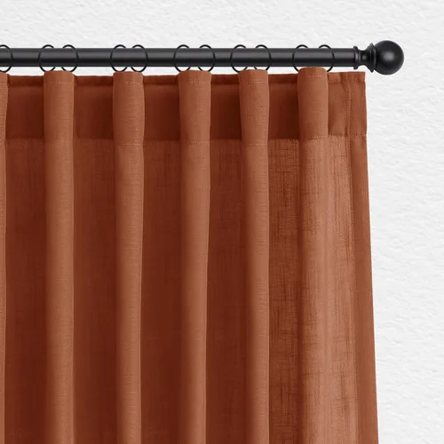 Vista 31 de Jowels Natural Linen Curtains 96 Inches Long 2 Panels for Living Room