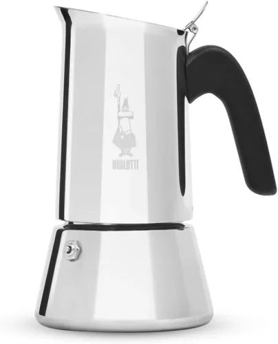 Vista 9 de Bialetti - Nueva cafetera Venus Induction, apta para todo tipo de placas, acero 18/10, 4 tazas (5.7 onzas), aluminio, cobre Cobre Plata