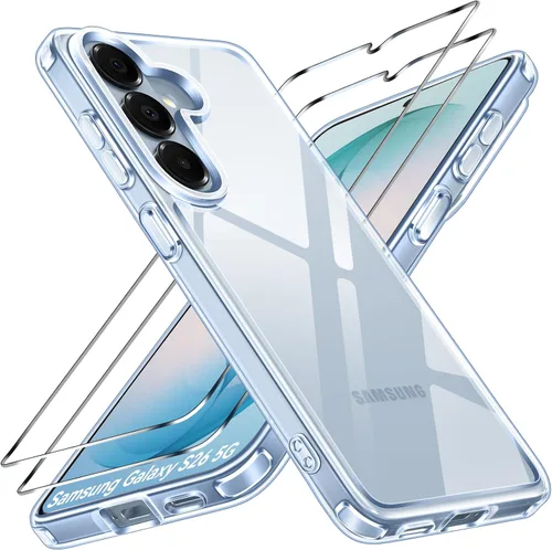 Vista 40 de ivoler Estuche 3 en 1 para iPhone 17 de 6.3" 2025 con 2 protectores de pantalla de vidrio templado [Protección de grado militar], parte trasera