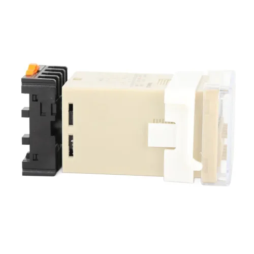 Vista 7 de DH48S-2Z Relé de tiempo digital de 220V con base de enchufe - 0.01S-99H99M ajustable, relés sólidos de retardo de encendido para sistemas de control