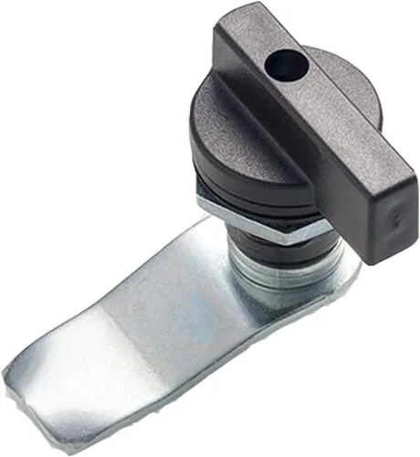 Vista 2 de WJSKDQ Cerradura de leva de pulgar compensada accionada por el pulgar, 2 unidades, cerradura de leva negra