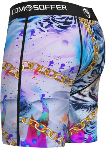 Vista 4 de Calzoncillos tipo bóxer para hombre Ropa interior divertida Regalos de broma para hombres
