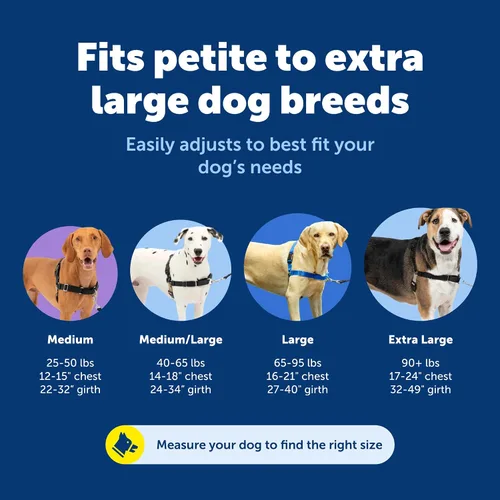 Vista 3 de PetSafe Easy Walk - Arnés para perro, sin tirones, gris carbón Carbón/Negro
